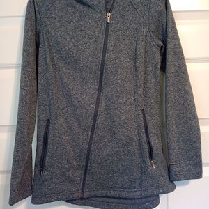 Columbia Hooded Jacket with diagonal zipper Size M